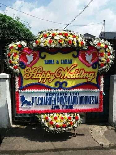 Karangan Bunga Pernikahan Panjalu